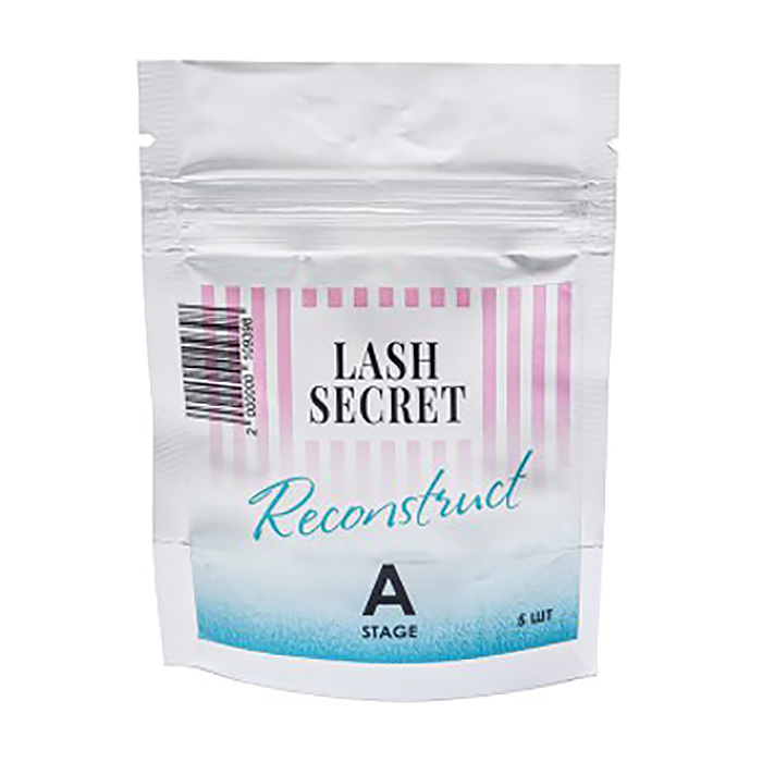 Набір засобів для ламінування вій Lash Secret Reconstruct A Stage, склад A, 5*0,8 г